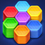 Hexa Color Stack Game