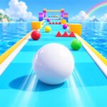 Rainbow Ball Runner 2048