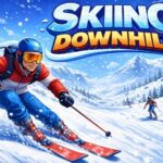 Skiing Downhill